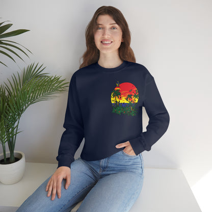 Sunset Butterfly Vibes Crewneck Sweatshirt