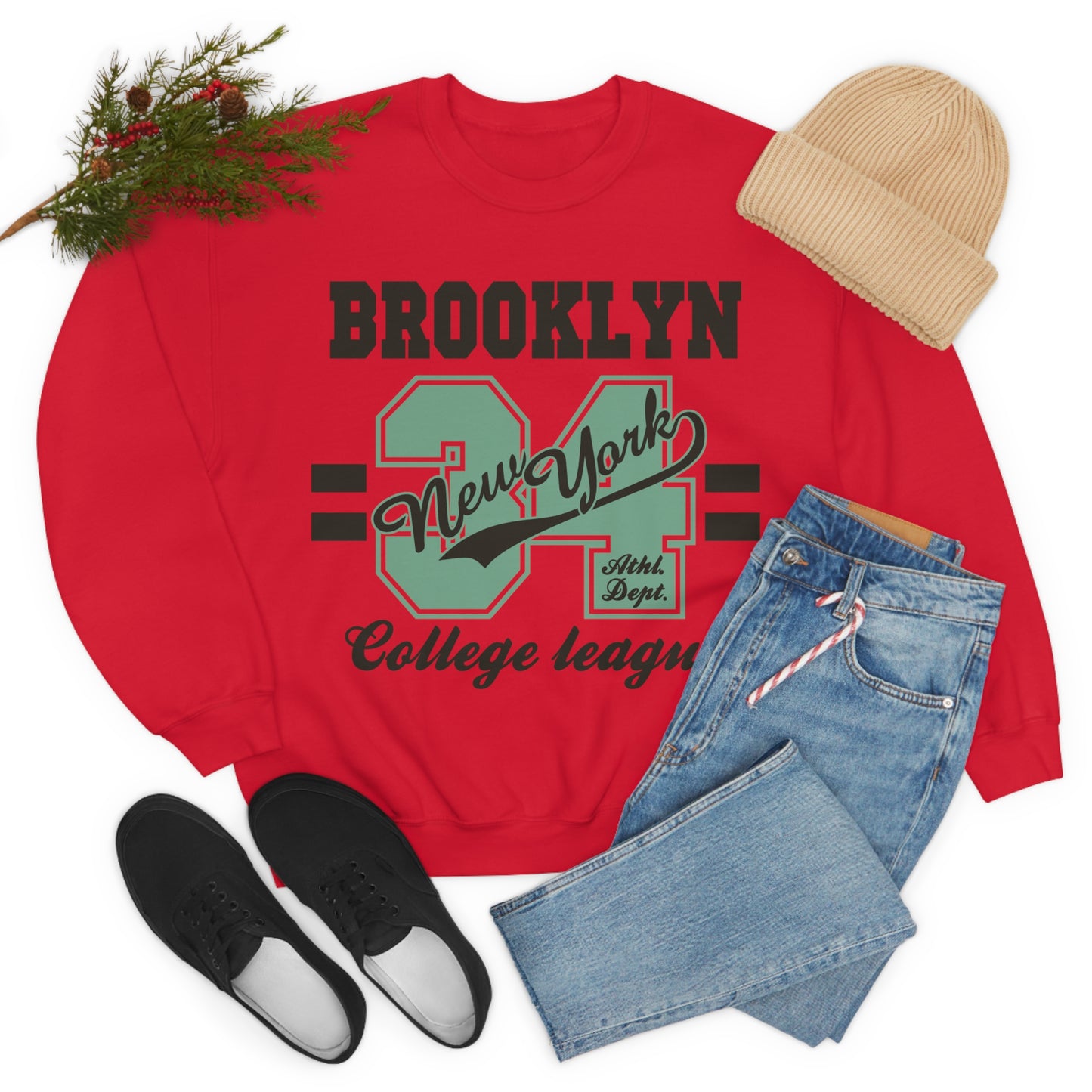 Brooklyn college NY Crewneck Sweatshirt