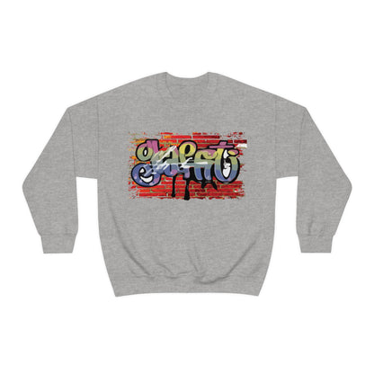 Graffiti on a wall Crewneck Sweatshirt