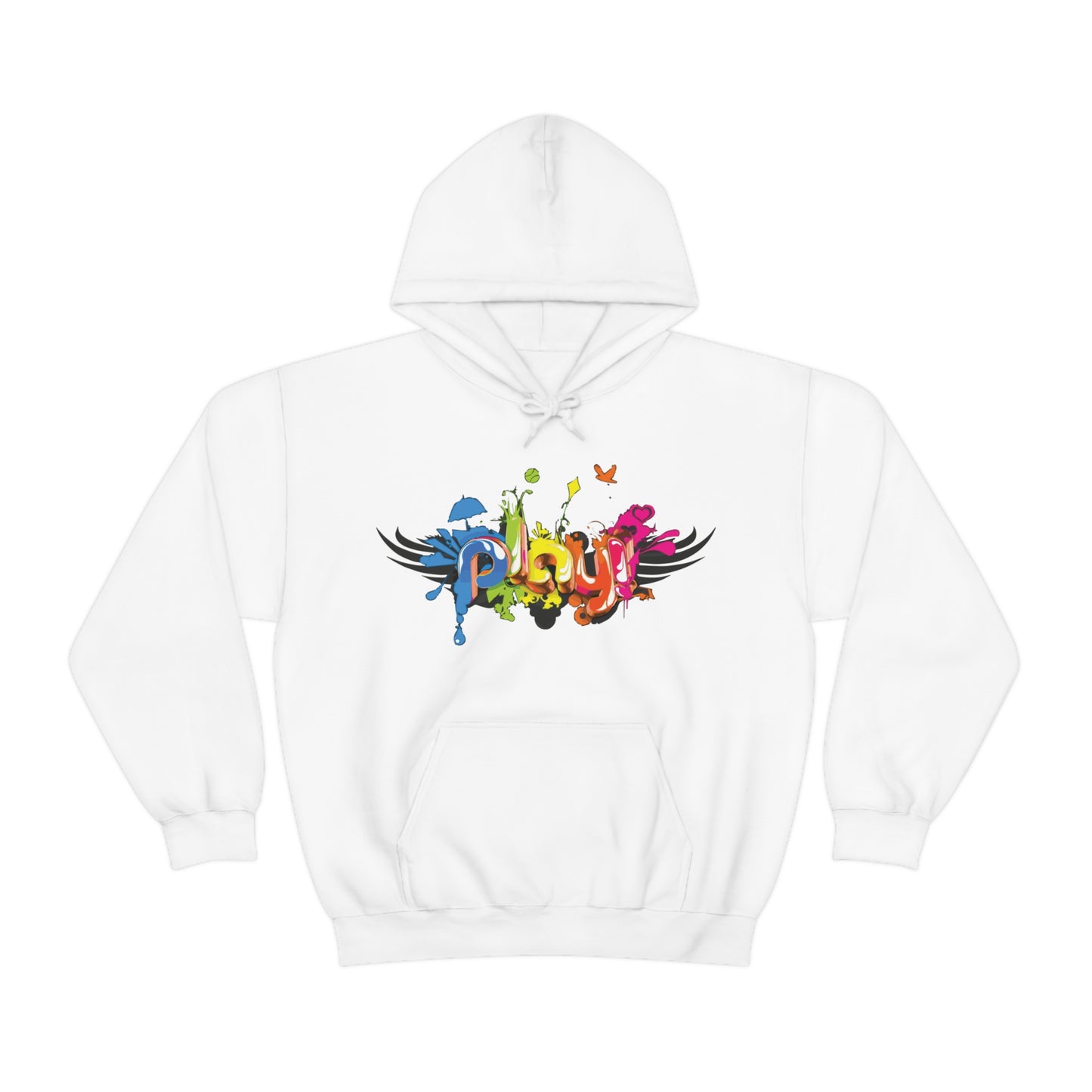 Play colorful graffiti Hoodie