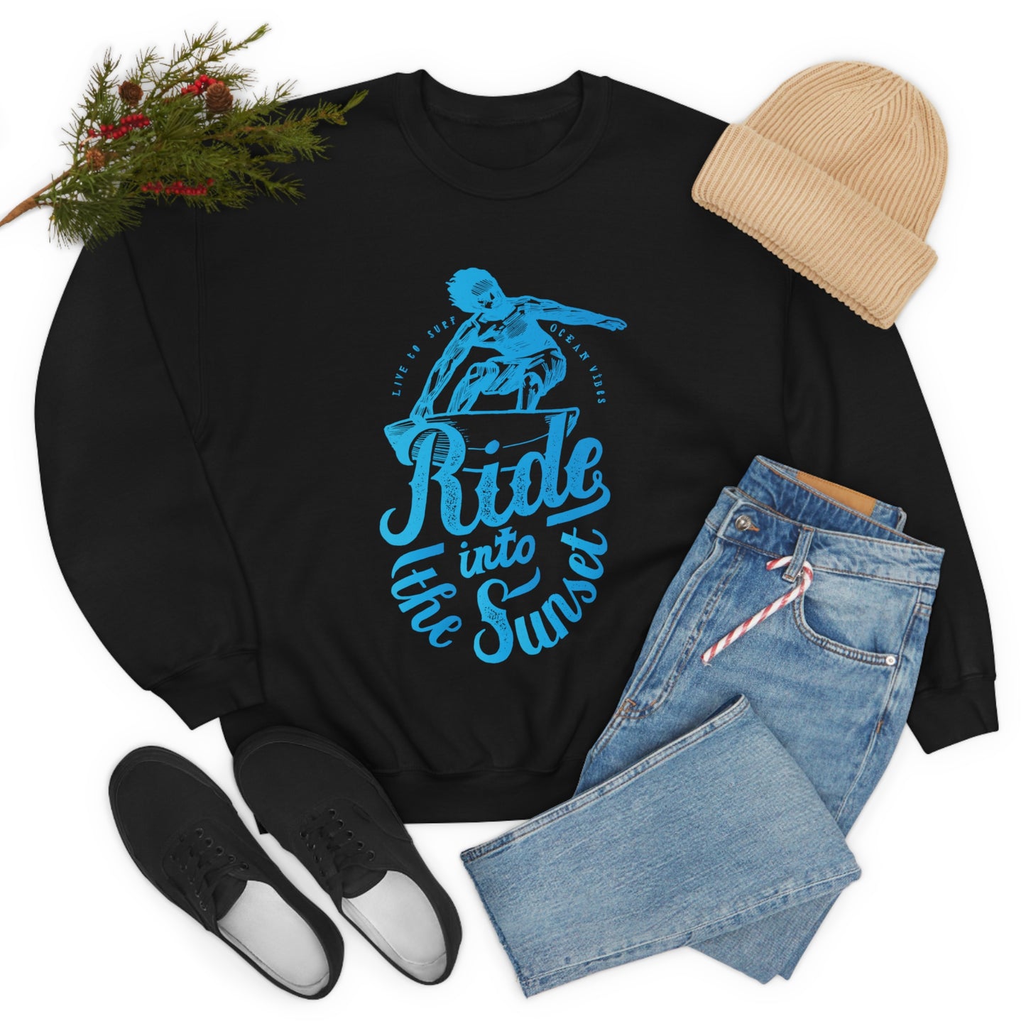 Ride into the sunset Crewneck Sweatshirt