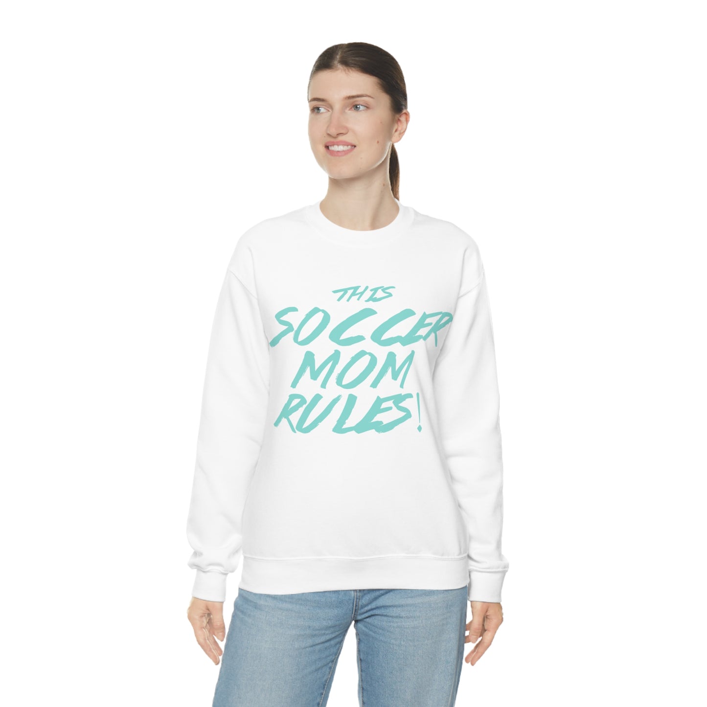 Soccer mom rules Crewneck Sweatshirt