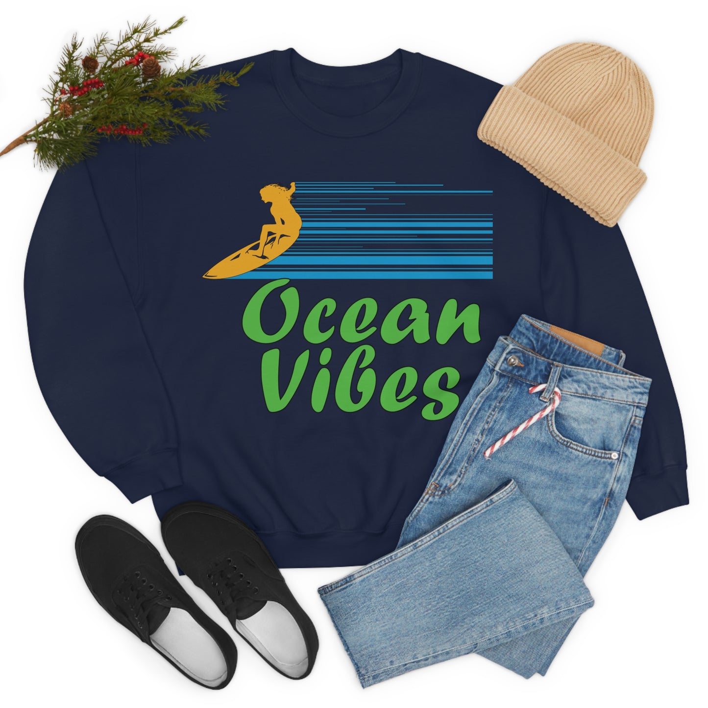 Ocean Vibes Crewneck Sweatshirt