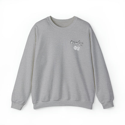 Lucky Front and back Crewneck Sweatshirt