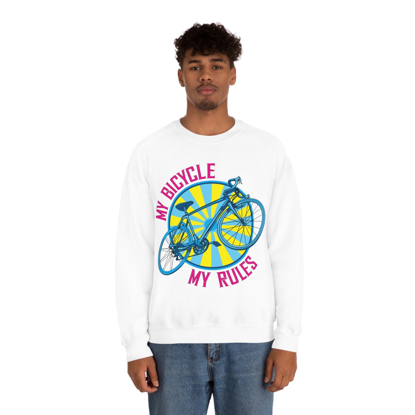 My bicycle_My rules Crewneck Sweatshirt