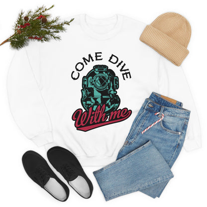 Come dive with me Crewneck Sweatshirt