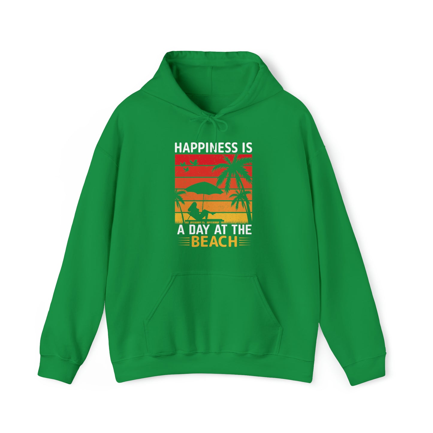 Happiness is at the beach Vintage Hoodie