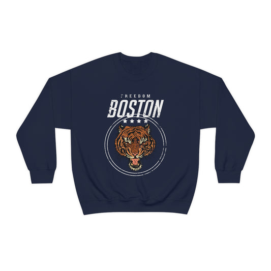 Boston Freedom Tiger Crewneck Sweatshirt