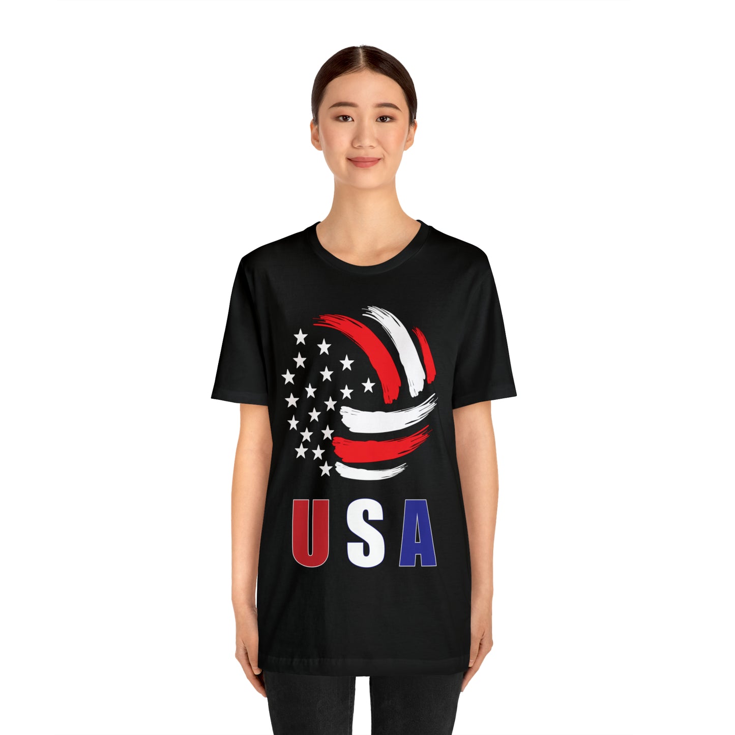 USA Volleyball Flag T-Shirt