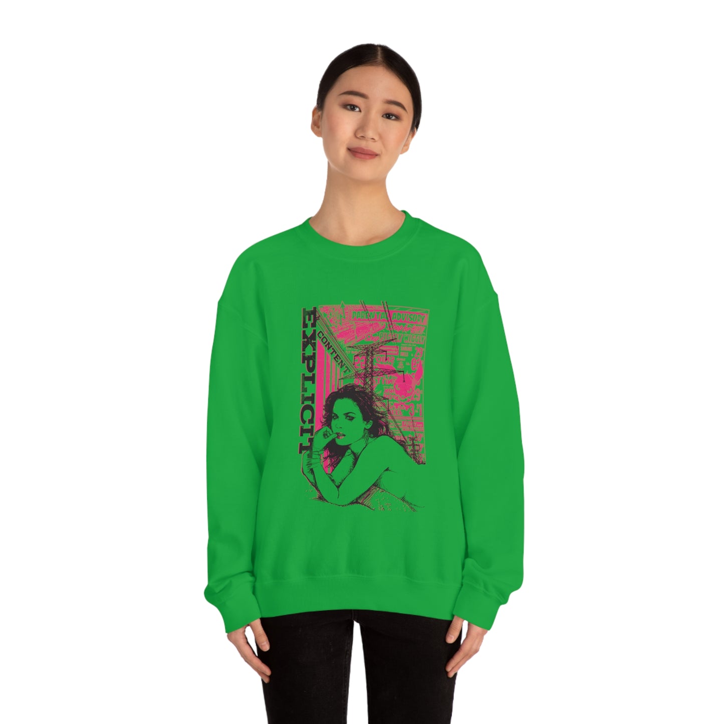 Explicit content Crewneck Sweatshirt