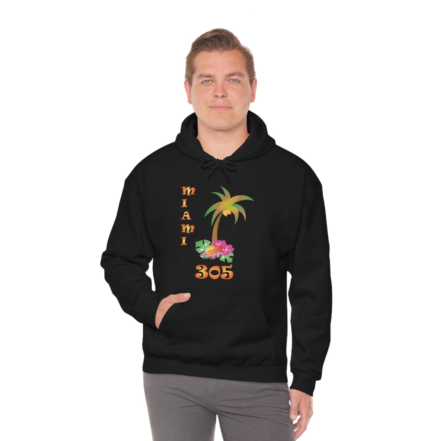 Miami Palm Tree Hoodie