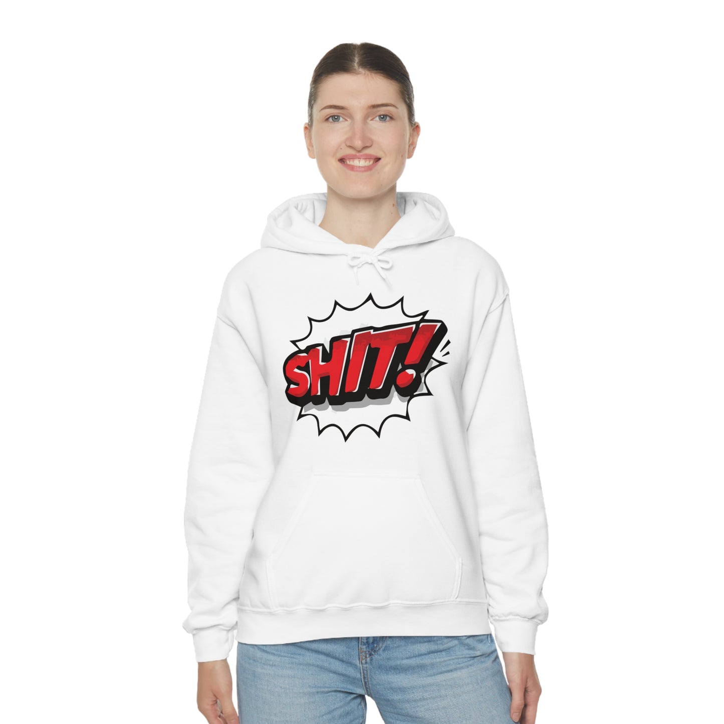 Shit! colorful graphic Hoodie