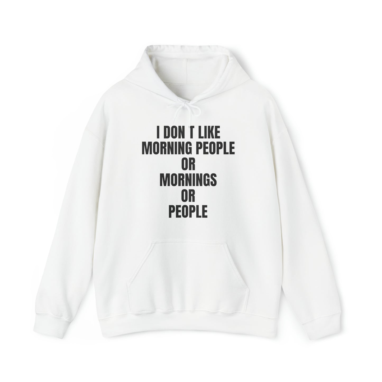 Don't like morning people Hoodie