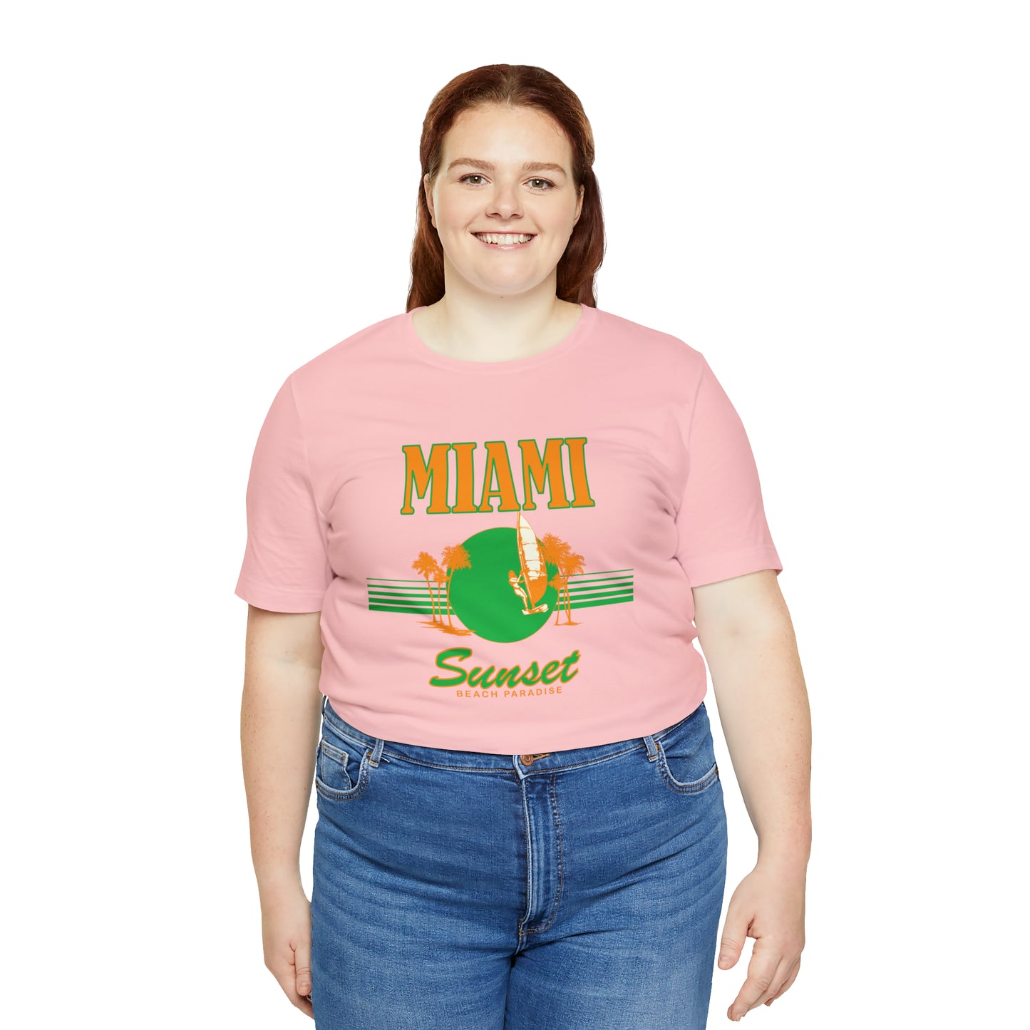 Miami Sunset Beach Paradise T-Shirt