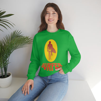 Lady Surfer Crewneck Sweatshirt