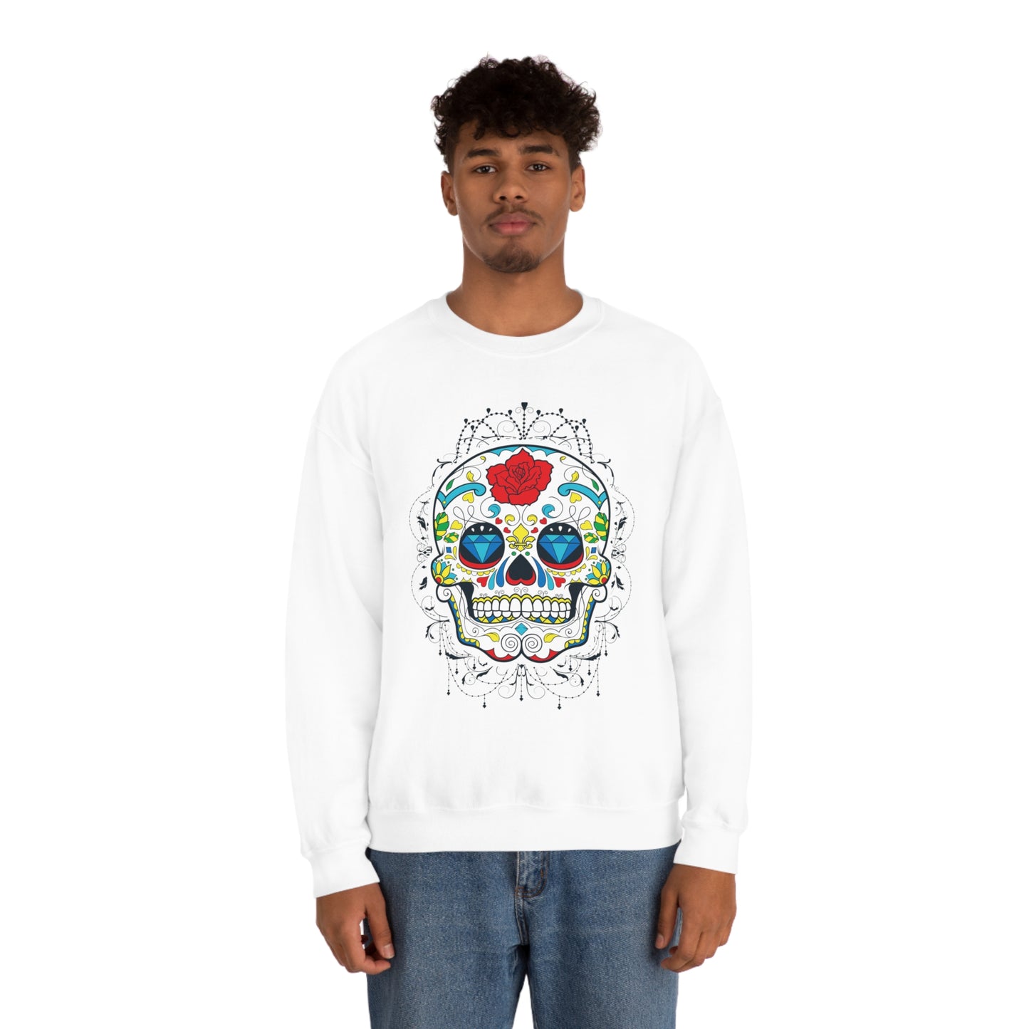 Day of the Dead Diamond Eyes Crewneck Sweatshirt