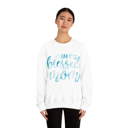 I am one blessed mom Crewneck Sweatshirt