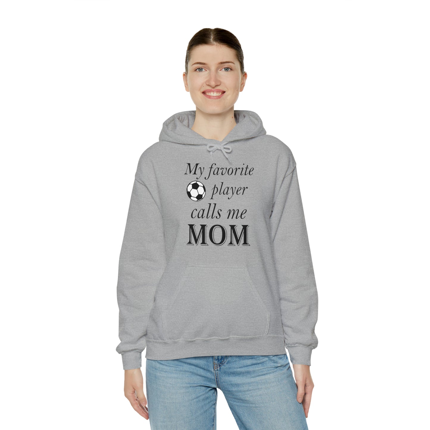 Mom Favorite Soccer player Hoodie