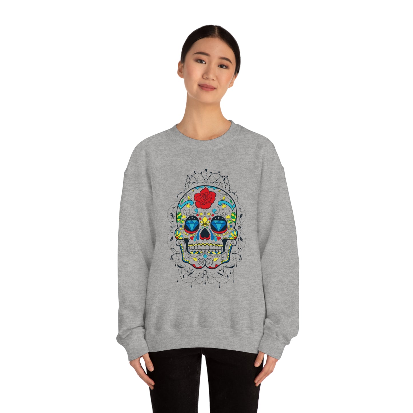 Day of the Dead Diamond Eyes Crewneck Sweatshirt