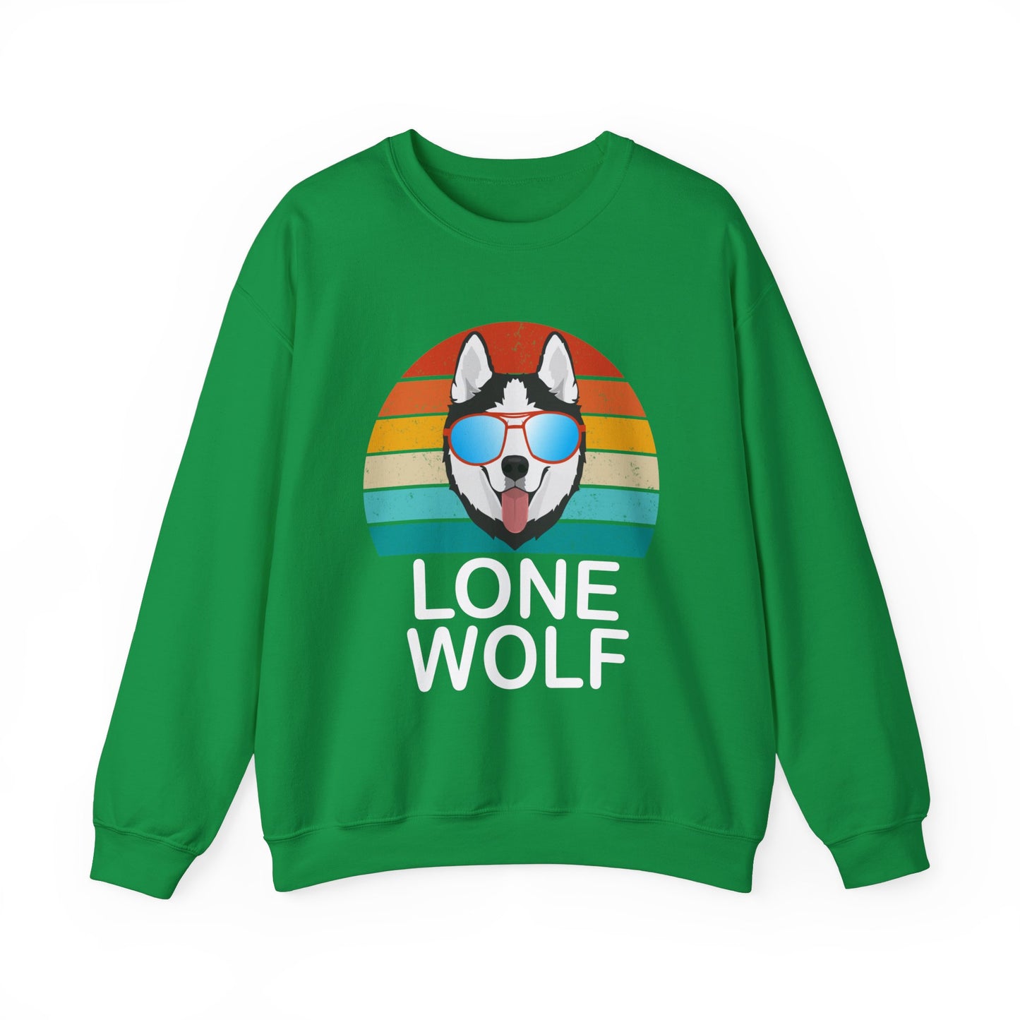 Lone wolf vintage Crewneck Sweatshirt