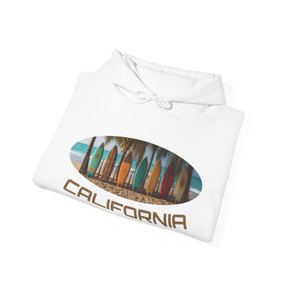 California beautiful surfer beach Hoodie