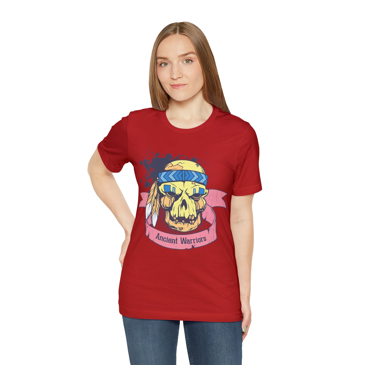 Ancient Warrior Skull Chief T-Shirt