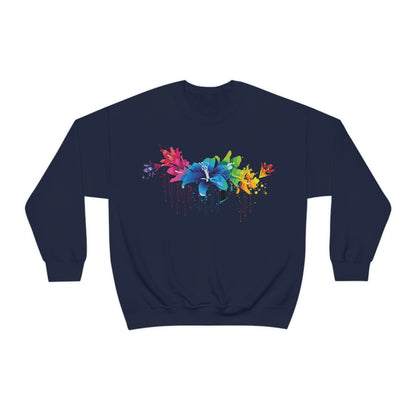 Beautiful colorful flowers Crewneck Sweatshirt