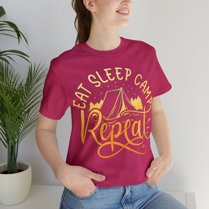 Eat Sleep Camp Repeat T-Shirt