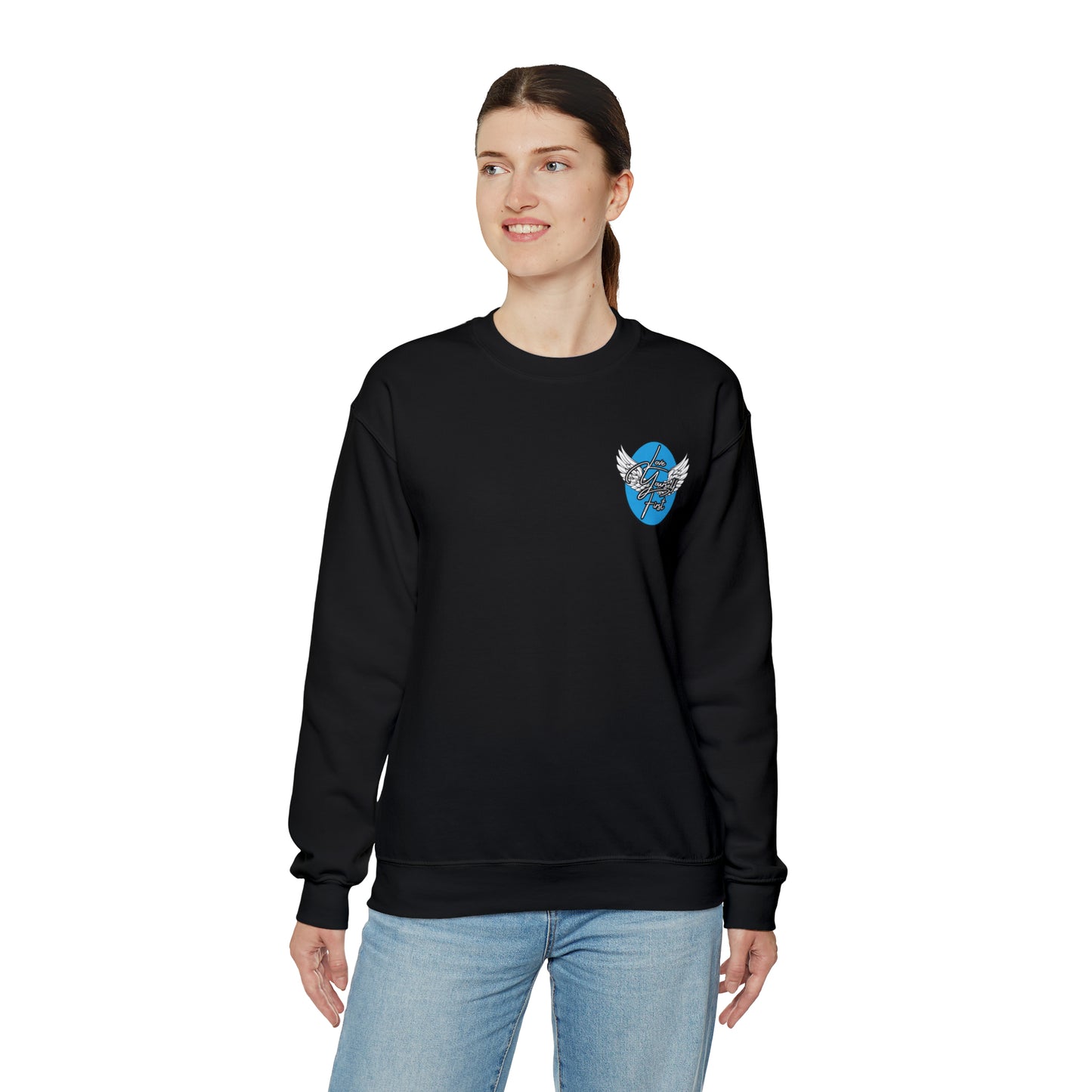 Love yourself first Crewneck Sweatshirt