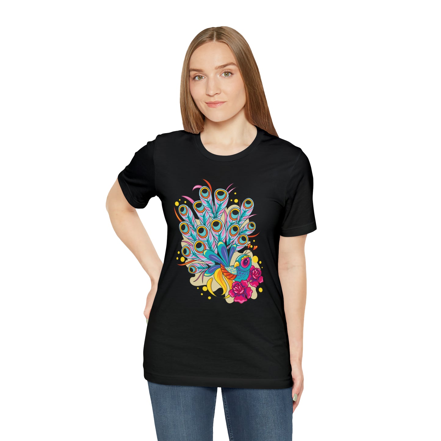 Colorful Peacock T-Shirt