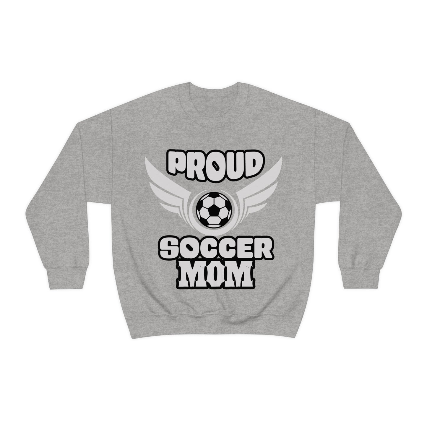 Proud S o c c e r MOM Crewneck Sweatshirt