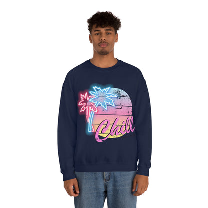 Chill Summer For Life Crewneck Sweatshirt