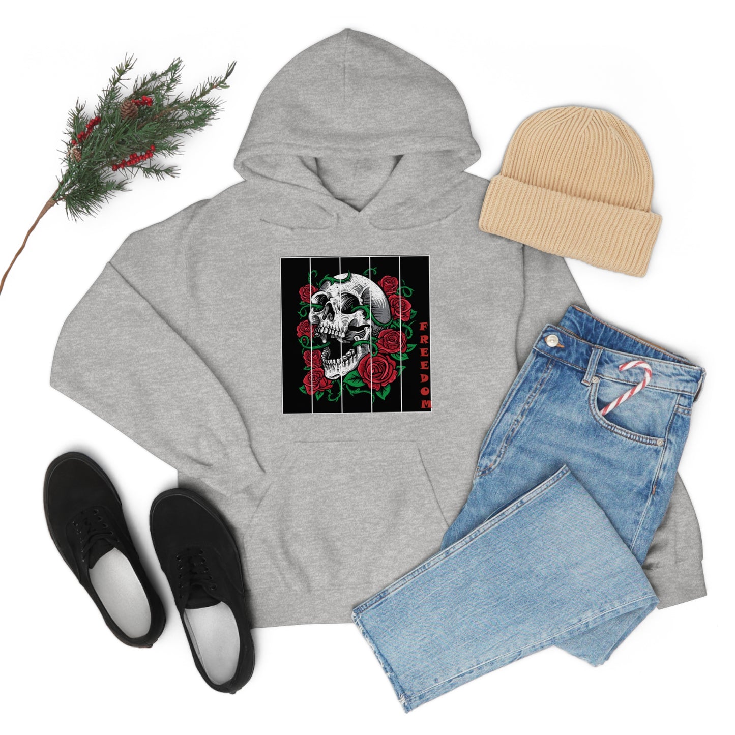 Freedom Death Roses Hoodie