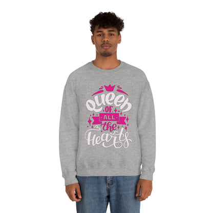 Queen of All The Hearts Crewneck Sweatshirt