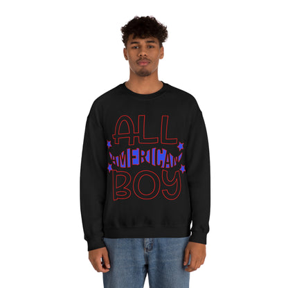 All American boy Crewneck Sweatshirt