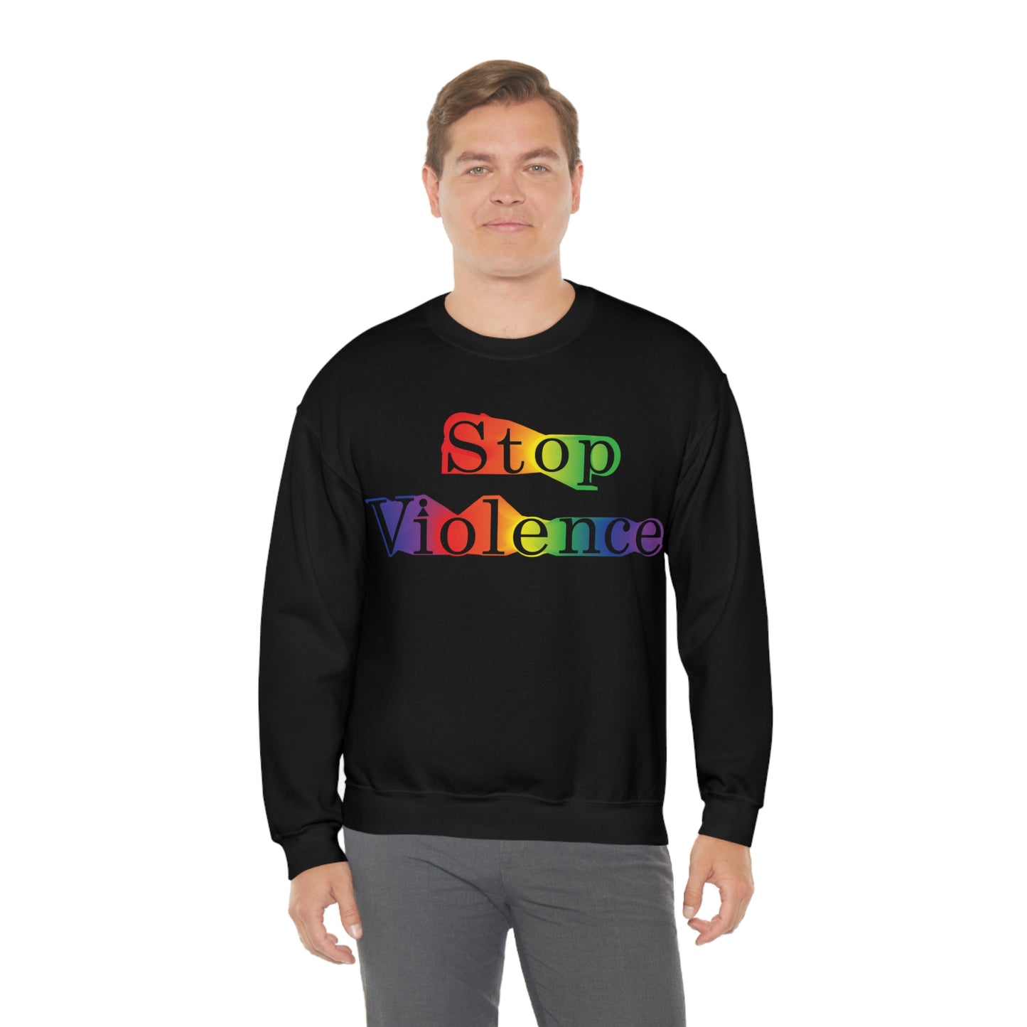 Stop Violence Crewneck Sweatshirt