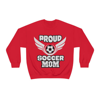 Proud S o c c e r MOM Crewneck Sweatshirt