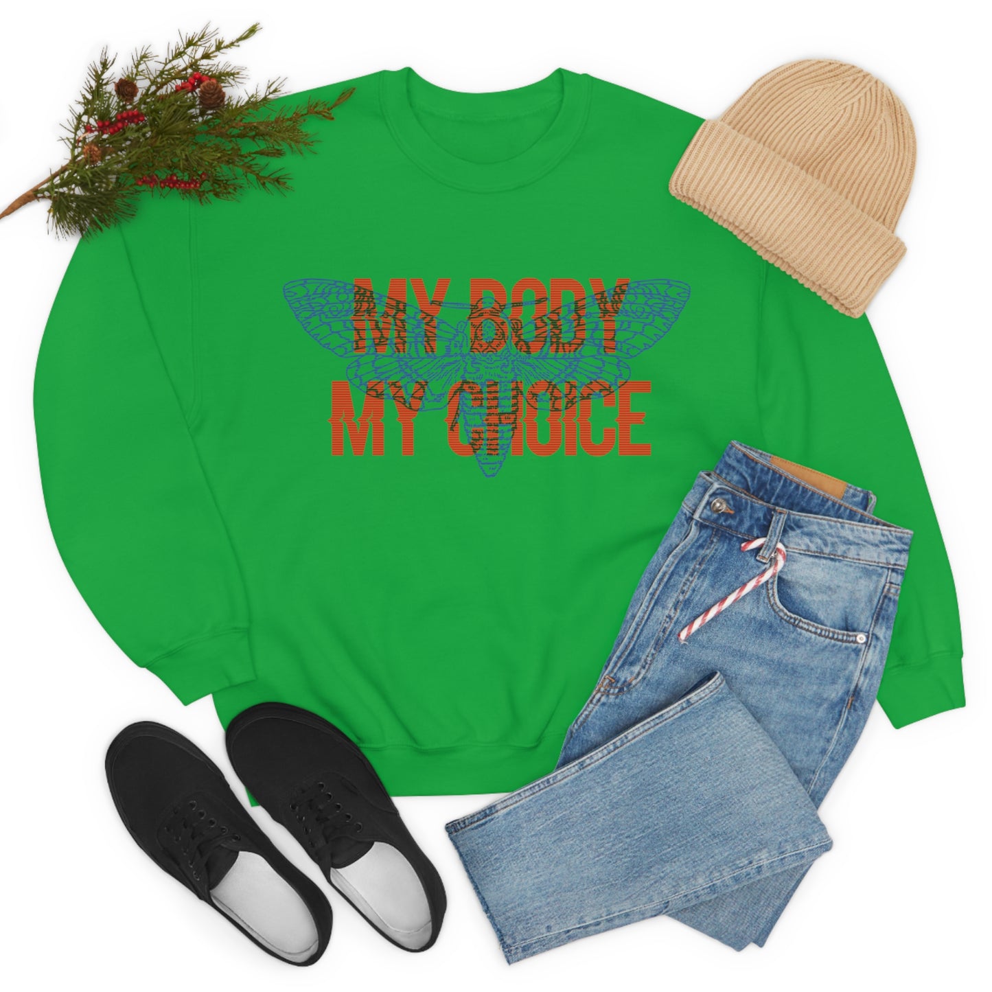 My Body Its My Choice Crewneck Sweatshirt