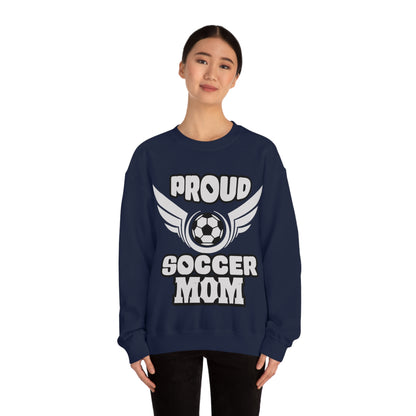 Proud S o c c e r MOM Crewneck Sweatshirt