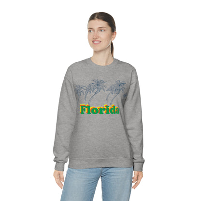 Florida Palm Tree Crewneck Sweatshirt