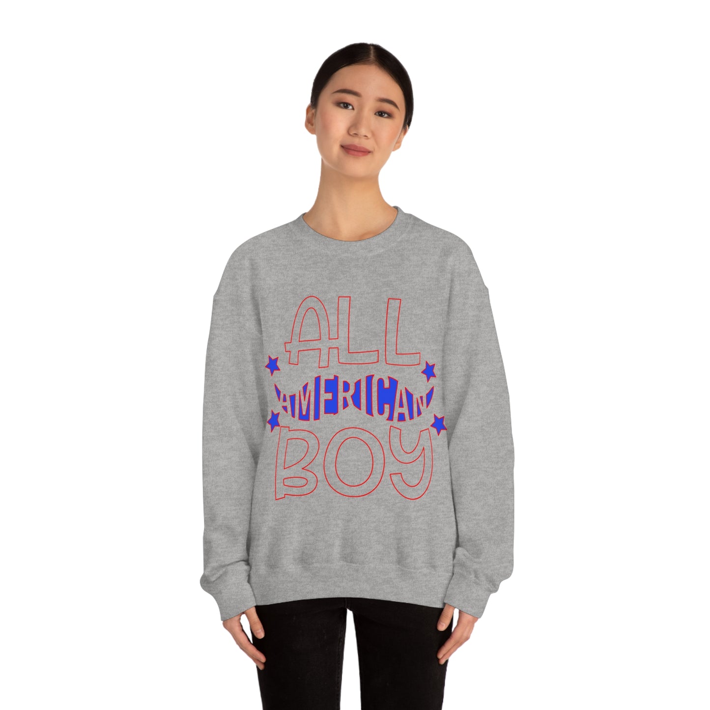 All American boy Crewneck Sweatshirt