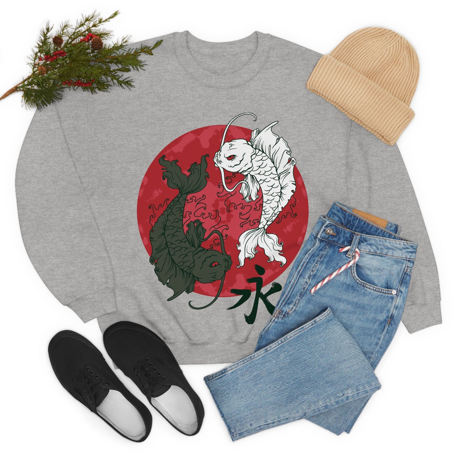 Koi Fish Crewneck Sweatshirt