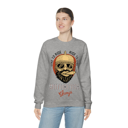 Live to Ride-Ride to Live Crewneck Sweatshirt