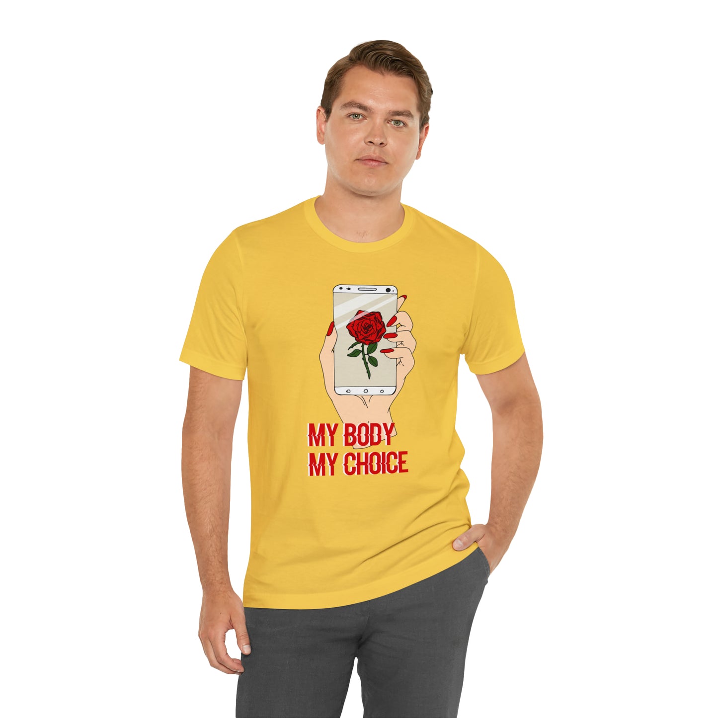 My Body is A Rose its My Choice T-Shirt