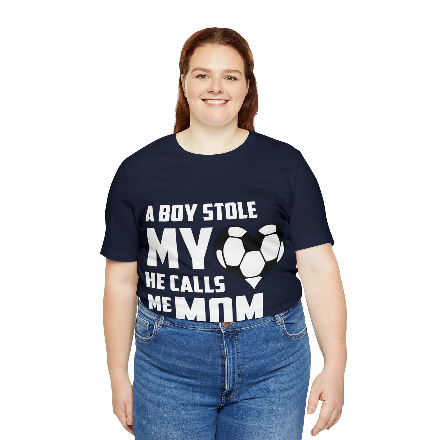 A boy stole my heart he calls me Mom T-Shirt