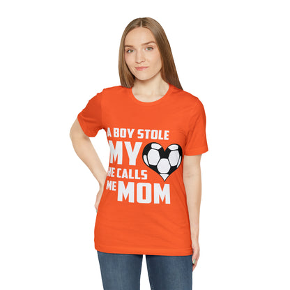 A boy stole my heart he calls me Mom T-Shirt