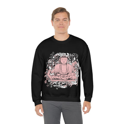 Pink Buddha Crewneck Sweatshirt