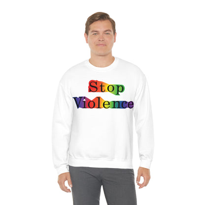 Stop Violence Crewneck Sweatshirt