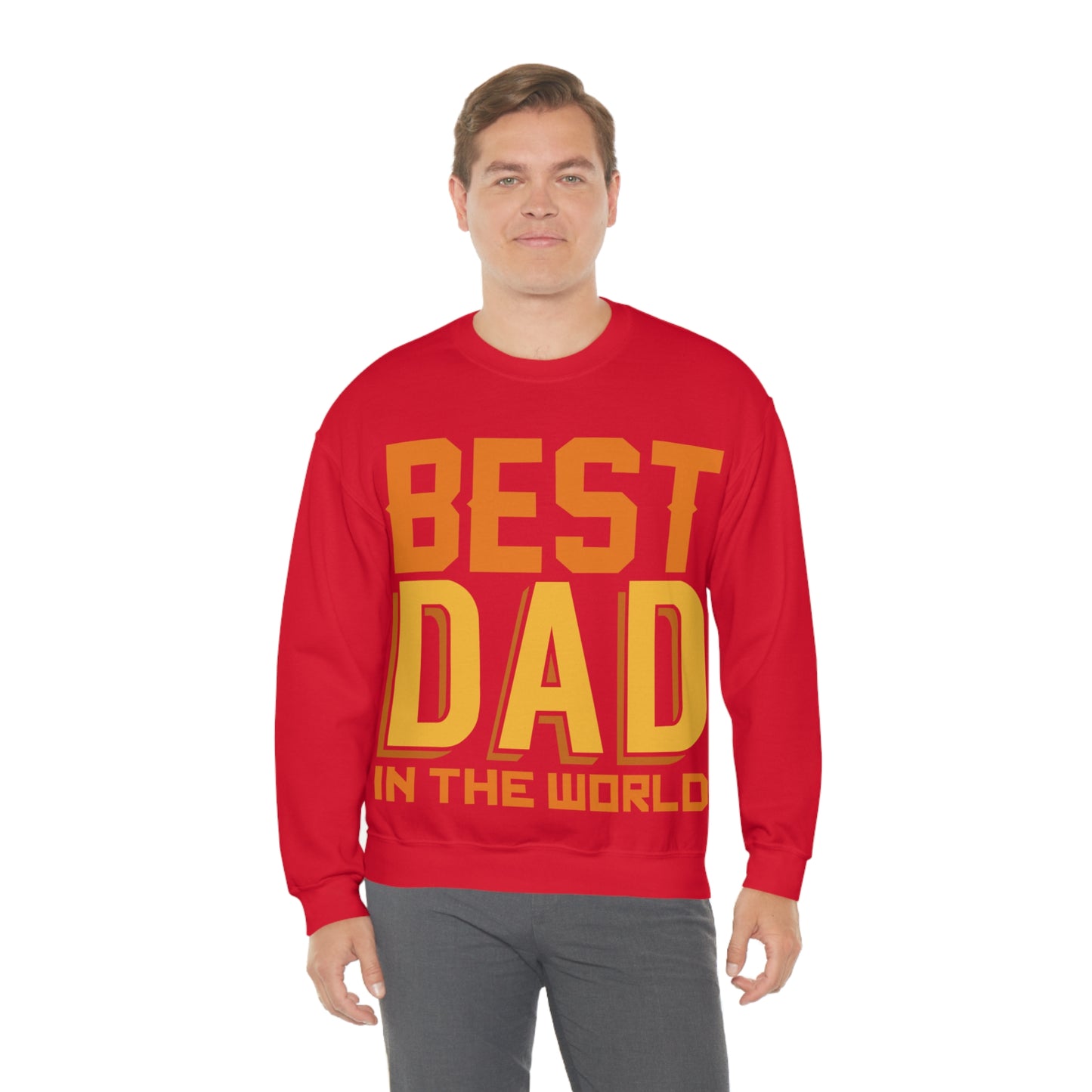 Best Dad in the world Crewneck Sweatshirt