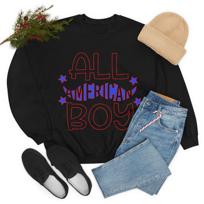 All American boy Crewneck Sweatshirt